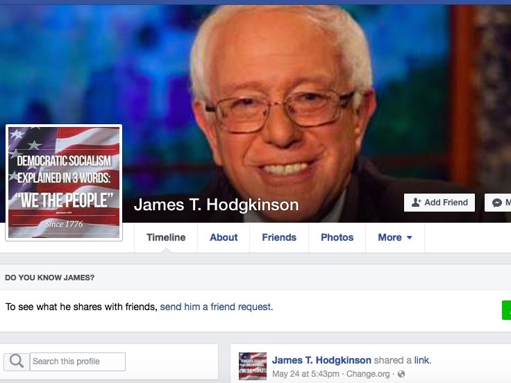 James T. Hodgkinson Facebook page (Facebook)