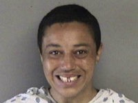 This mugshot shows 36-year-old Sayyadina Thomas, who allegedly confessed to approaching a random child and putting meth in his mouth in Berkeley, Calif. on June 5, 2017.