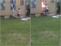 VIDEO: Wisconsin Woman Sets House on Fire, Killing Elderly Man Inside