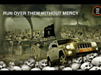 islamic-state-propaganda-poster-car-attack-twitter Islamic State Poster Shows Car Crushing Skulls: ‘Run Over Them Without Mercy’