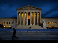 WASHINGTON, DC-JAN 27: President Trump will most likely fill a vacancy on the Supreme Court this year. Many expect him to put forward a conservative justice that will tip the balance of the court. This will particularly be important as conservatives hope to overturn cases such as Roe v. Wade. (Photo by Michael S. Williamson/The Washington Post via Getty Images)