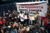 Adame's disappearance in May sparked protests in Mexico City by journalists from Michoacan state, where his remains were found