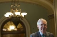 Republican Majority Leader Mitch McConnell is hoping to push a revised health care bill through the US Senate by week's end