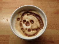Skull in coffee (Peter Lindberg / Flickr / CC)