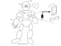 Amazon Charging robot that could follow people with low battery devices