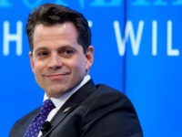 Assistant to the US President Donald Trump Anthony Scaramucci takes part in a meeting on the theme 'Monetary Policy: Where Will Things Land?' on the opening day of the World Economic Forum, on January 17, 2017 in Davos. The global elite begin a week of earnest debate and Alpine partying in the Swiss ski resort of Davos on Tuesday, in a week bookended by two presidential speeches of historic import. / AFP / FABRICE COFFRINI (Photo credit should read FABRICE COFFRINI/AFP/Getty Images)
