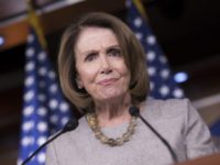 FILE - In this Feb. 16, 2017, file photo, House Minority Leader Nancy Pelosi of Calif. listens during a news conference on Capitol Hill in Washington. The AP reported on July 14, 2017, that a series of stories circulating online regarding a drug bust involving Pelosi's daughters is a hoax. (AP Photo/J. Scott Applewhite, File)