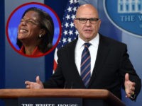 National Security Advisor H. R. McMaster speaks during a press briefing at the White House in Washington, DC on May 16, 2017 . McMaster on Tuesday denied that US President Donald Trump had caused a "lapse in national security" following reports he disclosed highly-classified information about the Islamic State group to Russian officials. / AFP PHOTO / Olivier Douliery (Photo credit should read OLIVIER DOULIERY/AFP/Getty Images)