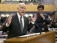 Jerry Brown Kevin de León (Rich Pedroncelli / Associated Press)