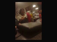 Courtney Parks, a North Carolina mother, tracked down the person who allegedly charged $600 to her debit card and confronted her at a Steak n’ Shake restaurant, according to a Facebook video of the incident posted Thursday.