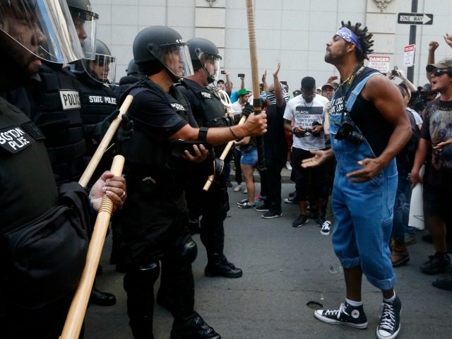 leftist protest boston