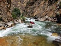 Car in Kings River (Fresno County Sheriff's Office)