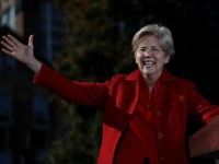 MANCHESTER, NH - OCTOBER 24: U.S. Sen. Elizabeth Warren (D-MA) speaks during a campaign rally with democratic presidential nominee former Secretary of State Hillary Clinton at St Saint Anselm College on October 24, 2016 in Manchester, New Hampshire. With just over two weeks to go until the election, Hillary Clinton is campaigning in New Hampshire. (Photo by Justin Sullivan/Getty Images)