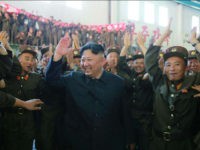 kim-jong-un-north-korea-soldiers-celebrate-7-17-getty This picture taken on July 4, 2017 and released from North Korea's official Korean Central News Agency (KCNA) on July 5, 2017 shows North Korean leader Kim Jong-Un (C) celebrating the successful test-fire of the intercontinental ballistic missile Hwasong-14 at an undisclosed location. South Korea and the United States fired …