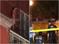 Police: Naked Man Sprays Hose at Cops from School Roof