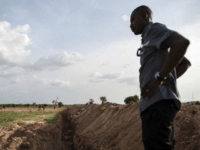 A trench is being dug around the University of Maiduguri in northeast Nigeria to prevent Boko Haram suicide attacks