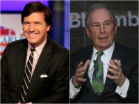Tucker Carlson and Michael Bloomberg