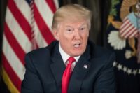 President Donald Trump warned North Korea that it should be 'very, very nervous' of the consequences if the isolated nation even thought of attacking US soil
