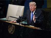 President Trump addresses the United Nations on September 19, 2017.