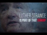 Still from an attack ad targeting Alabama senator Luther Strange.