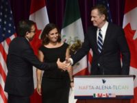 Chrystia Freeland Ildefonso Guajardo Villarreal Robert Lighthizer
