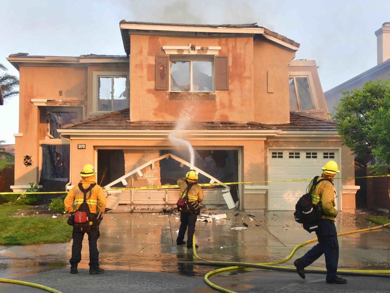 Southern California Wildfire Burns Exclusive Anaheim Hills Community