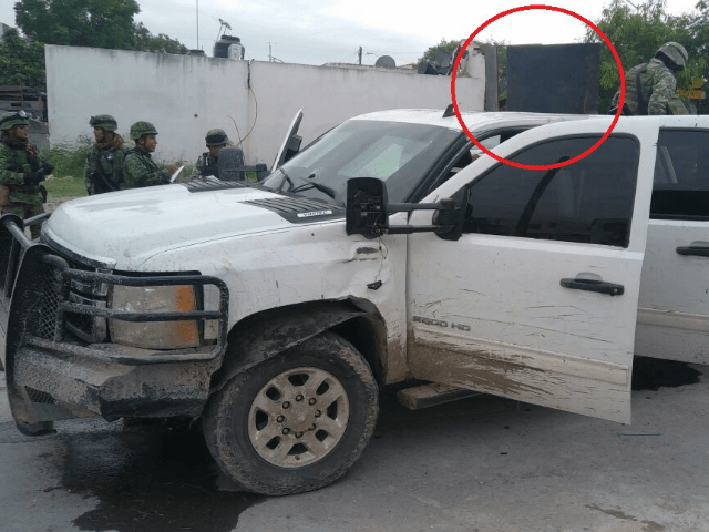 Watch Armored Convoy Of Cartel Gunmen Invades Mexican Border Town