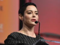 DETROIT, MI - OCTOBER 27: Actress Rose McGowan speaks on stage at The Women's Convention at Cobo Center on October 27, 2017 in Detroit, Michigan. (Photo by Aaron Thornton/Getty Images)