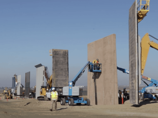 WATCH: Border Wall Prototypes Almost Complete - Breitbart