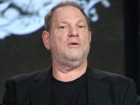 PASADENA, CA - JANUARY 06: Executive producer Harvey Weinstein speaks onstage during War and Peace panel as part of the A+E Network portion of This is Cable 2016 Television Critics Association Press Tour at Langham Hotel on January 6, 2016 in Pasadena, California. (Photo by Frederick M. Brown/Getty Images)