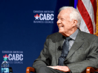 Former president Jimmy Carter, seen here at a June 15m 2017 event at the Carter Center in Atlanta, has offered to go to North Korea to try to lower tensions, if asked by the White HouseA