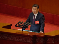 Chinese President Xi Jinping delivers a speech at the opening ceremony of the 19th Party Congress held at the Great Hall of the People in Beijing, China, Wednesday, Oct. 18, 2017. Having bested his rivals, Xi is primed to consolidate his already considerable power as the ruling Communist Party begins its twice-a-decade national congress on Wednesday. (AP Photo/Ng Han Guan)