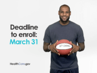 Is ‘Obamacare’ changing the playbook for sports? Lebron James obamacare commercial In his latest effort to increase the marketplace's visibility and drive young or uninsured Americans to the health care website, Obama reached out to four-time NBA Most Valuable Player LeBron James for a helping hand, according to Ethan Skolnick of Bleacher Report: