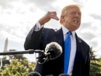 President Donald Trump speaks to reporters before boarding Marine One on the South Lawn of the White House in Washington, Wednesday, Oct. 25, 2017, for a short trip to Andrews Air Force Base, Md. and then on to Dallas. (AP Photo/Andrew Harnik)