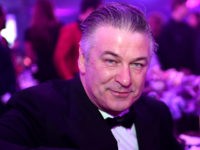 LOS ANGELES, CA - FEBRUARY 22: Actor Alec Baldwin (L) and Hilaria Baldwin attend the 23rd Annual Elton John AIDS Foundation Academy Awards Viewing Party on February 22, 2015 in Los Angeles, California. (Photo by Dimitrios Kambouris/Getty Images for EJAF)