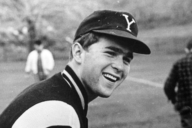 George W. Bush poses during his Yale University Years, 1964-1968.