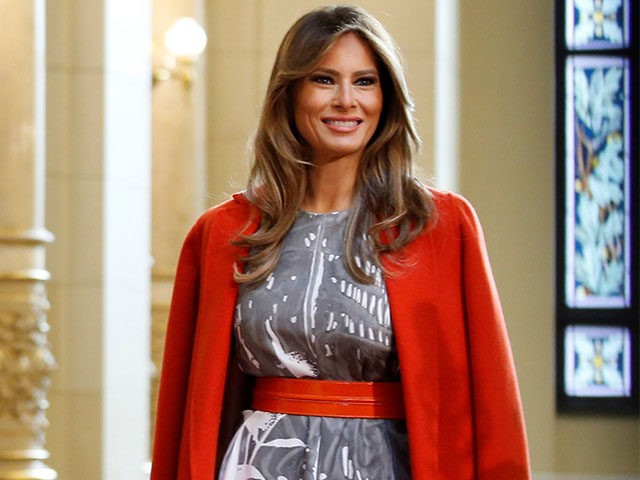 Photos: Melania Trump is Making ‘Coat-Slinging’ Fashionable Again