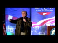 The Citadel Republican Society presented Breitbart News executive chairman and former White House chief strategist Stephen K. Bannon with its Nathan Hale Patriot Award on Friday night, a Revolutionary War musket like Hale’s.