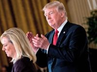 Trump Applauds Kirstjen Nielsen