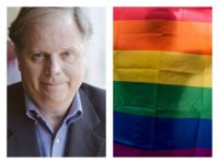 Doug Jones and LGBT flag collage