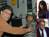 Leeann Tweeden and Sen. Al Franken (D-MN).