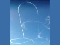 Navy apologizes after aircrew draws giant penis in the sky.