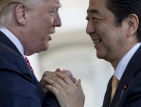 Donald Trump, Shinzo Abe