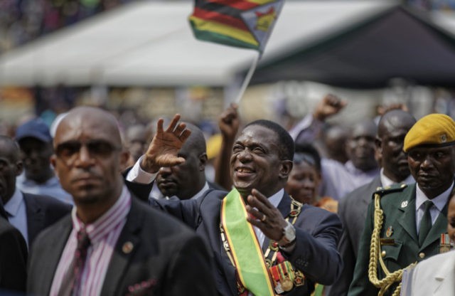 Zimbabwe's new President visits ailing Opposition leader Morgan Tsvangirai