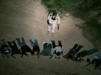 Border Patrol agent arrests group of illegal immigrants.