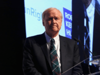 Chris Matthews speaks onstage as Robert F. Kennedy Human Rights hosts The 2015 Ripple Of Hope Awards honoring Congressman John Lewis, Apple CEO Tim Cook, Evercore Co-founder Roger Altman, and UNESCO Ambassador Marianna Vardinoyannis at New York Hilton on December 8, 2015 in New York City. (Photo by Astrid Stawiarz/Getty Images for RFK Human Rights)