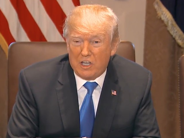 Wednesday during a cabinet meeting, President Donald Trump discussed the Republican's tax bill