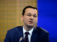 GettyImages-643763376 Polish Development and Finance Minister Mateusz Morawiecki speaks during a press conference after a meeting of the 'Weimar Triangle' at the French Economy Ministry in Paris on February 22, 2017. / AFP / ERIC PIERMONT (Photo credit should read ERIC PIERMONT/AFP/Getty Images)