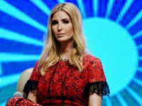 Advisor to the US President Ivanka Trump looks on during a panel discussion at the Global Entrepreneurship Summit at the Hyderabad convention centre (HICC) in Hyderabad on November 29, 2017. Ivanka urged India on November 28 to close its yawning gender gap in the job market, telling a business summit in her biggest foreign mission yet that this would bring huge economic benefits. US President Donald Trump's eldest daughter urged India to seize the untapped potential in women in a speech before Prime Minister Narendra Modi and business leaders in Hyderabad. / AFP PHOTO / MONEY SHARMA (Photo credit should read MONEY SHARMA/AFP/Getty Images)