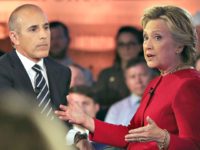 Hillary Clinton Gloats at Matt Lauer’s Downfall: ‘Every Day I Believe More in Karma’